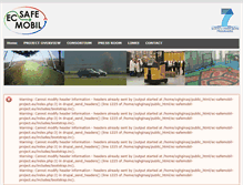 Tablet Screenshot of ec-safemobil-project.eu